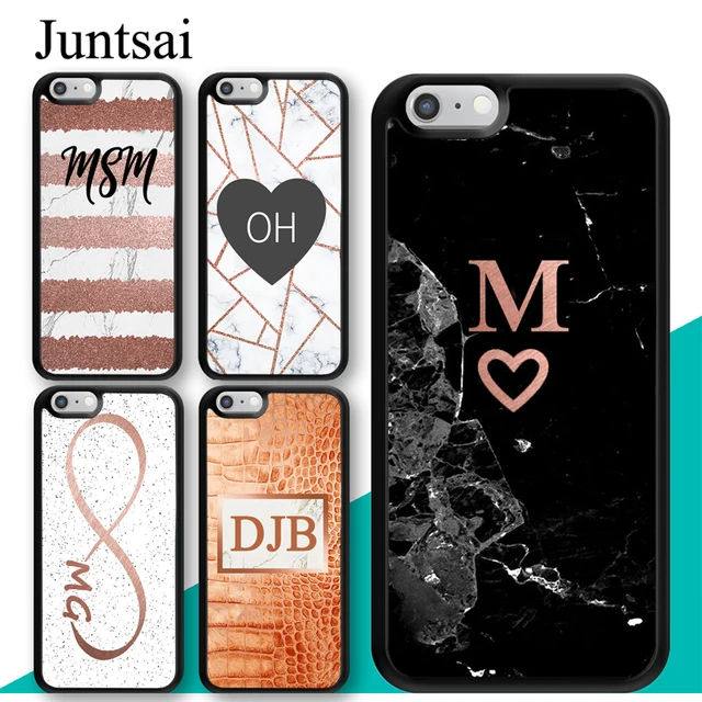 iphone 8 case initials rose gold iphone 8 case initials rose gold