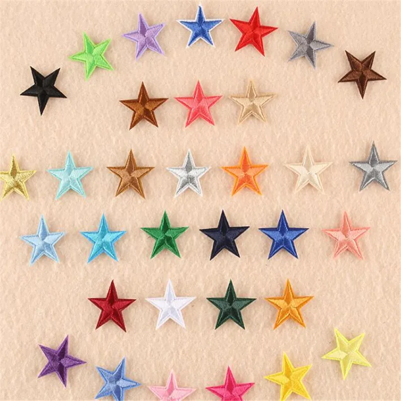 

New Star Patch Multicolored Color Decoration Apparel Patch DIY Jacket Jeans Badge Ironing Sewing Removable