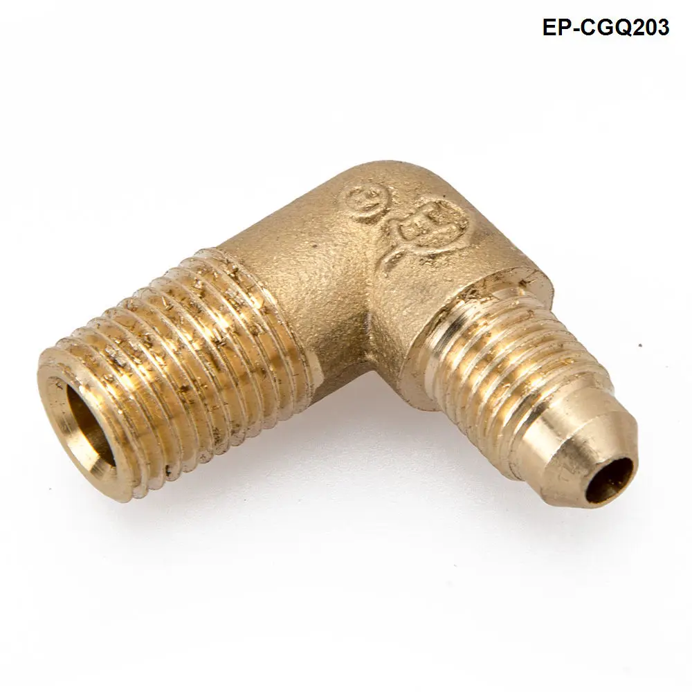 Латунный фитинг мужской локоть 90 градусов 1/4 ''NPT * 1/4'' шланг ID EP CGQ203| |