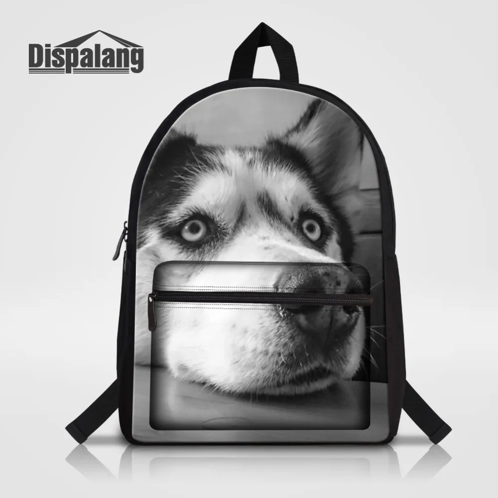 Dispalang Men's Women Backpack Animal Print Kids School Bag For