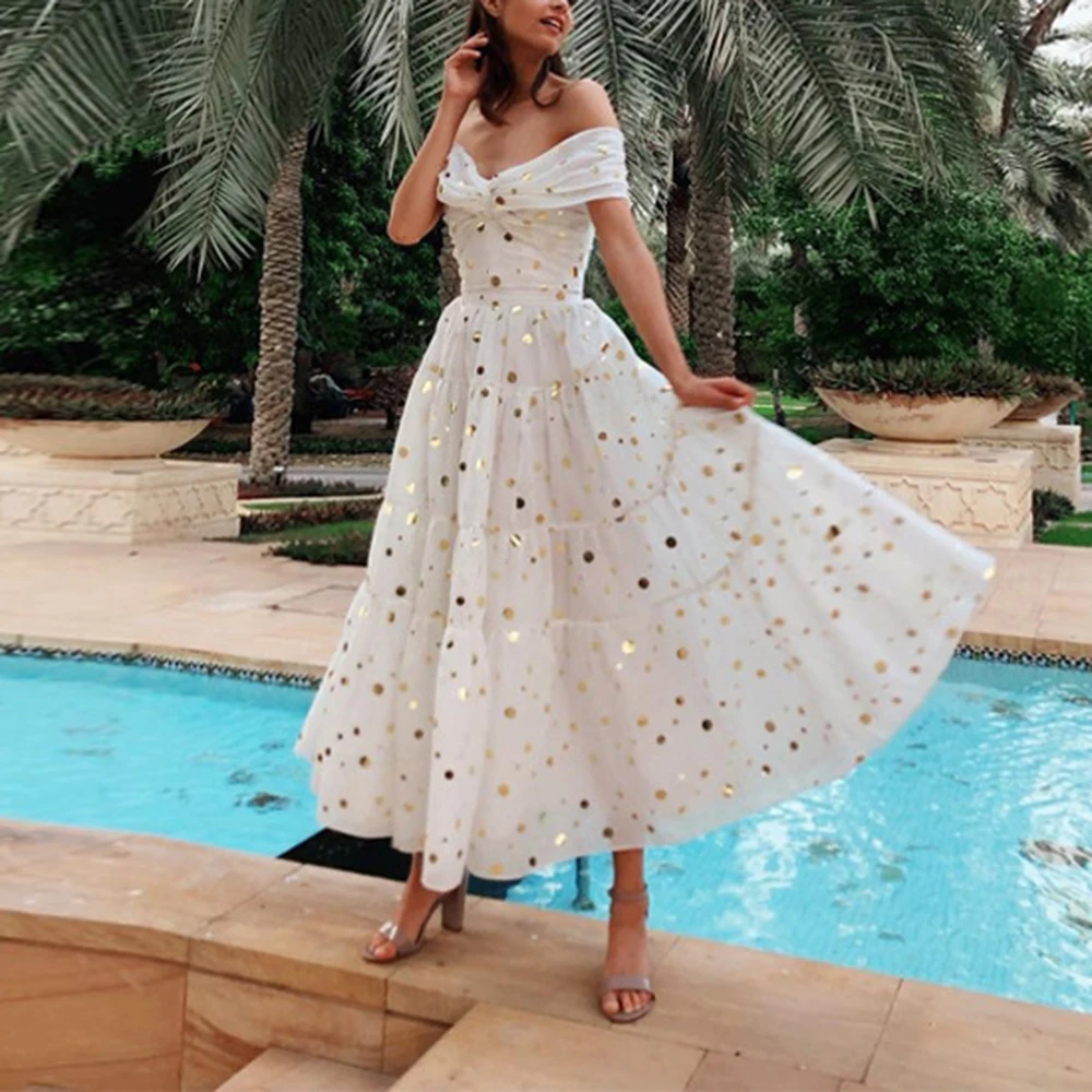 

Sexy Bling Bundle Waist Party Dress Fashion V Neck Off the Shoulder Dresses Women Sleeveless Dresses