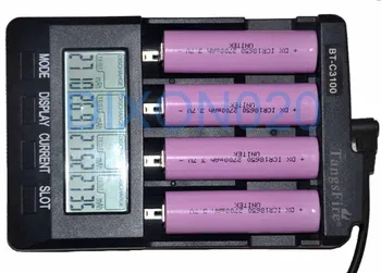 

10pcs UNITEK 3.7v 18650 rechargeable li-ion battery 2700mah lithium ion cells for flashlight torch replace for samsung 18650 26f
