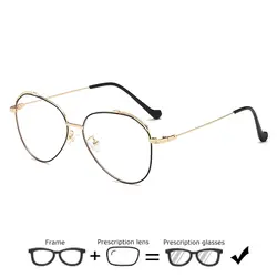 Новые негабаритные очки по рецепту мужские необычные металлические оправы близорукость очки Классические оптические очки при