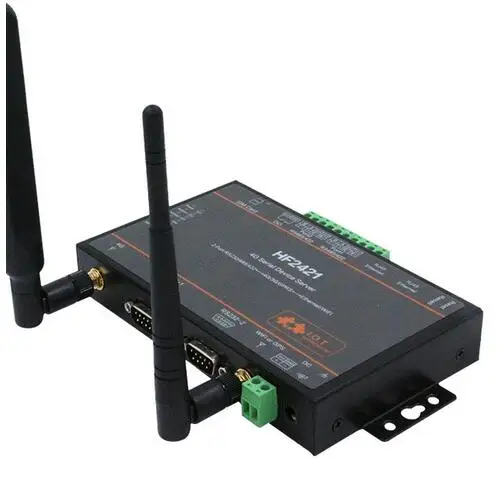 

HF2421 Double Port Serial Device Server RS232 RS485 RS422 to Ethernet Wifi 4G 3G GPRS Network Converter