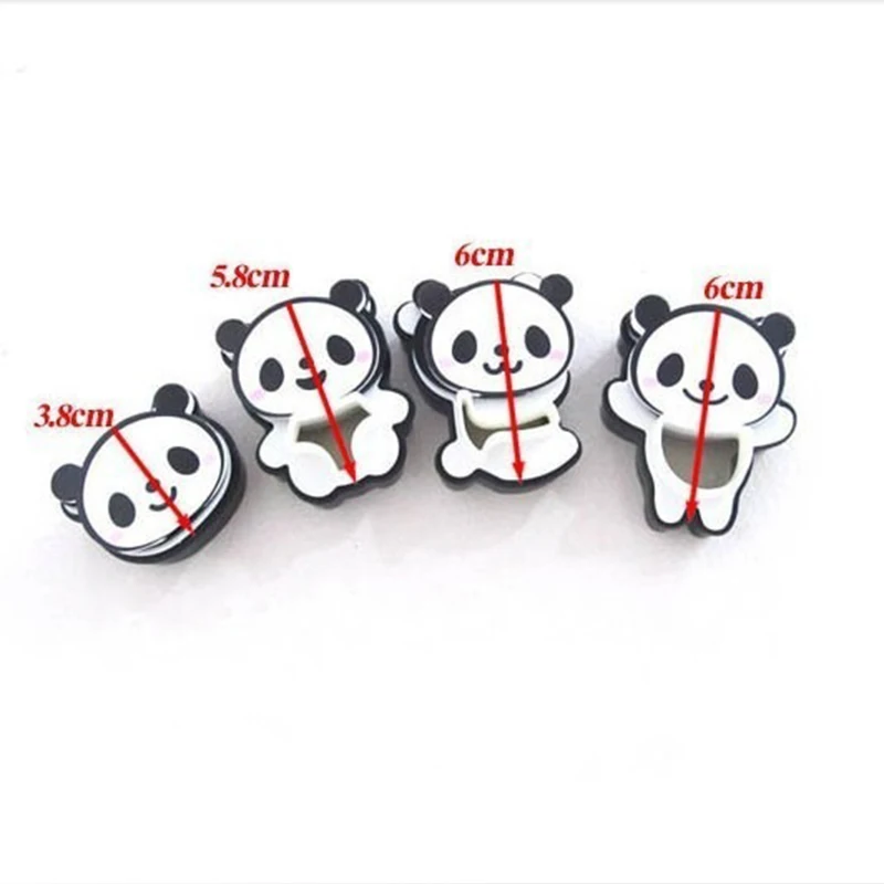 Cookie Cut 3D Panda Plastic Cookie Mould DIY Cartoon Tool Biscuit Cake Rice Ball Mold Plastic Curved Mold