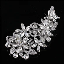 Luxurious Woman Hairwear Wedding Jewelry Bride Haircomb Friendly Rhinestone Accessories Fashion Crystal Combs, FW010