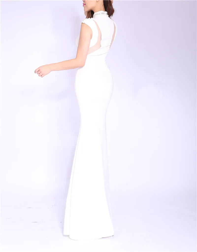 Hollow Out Diamond Banquet Party Dress Trumpet Mermaid Floor-Length Summer Dress Tunic Bodycon Sleeveless Bohemian Women Dresses (7)
