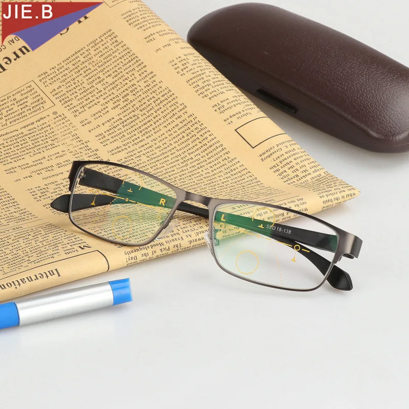 Cena 2019 Smart Zoom asymptotycznie wieloogniskowe progresywne okulary do czytania wysokiej jakości prezbiopia nadwzroczność okulary dwuogniskowe