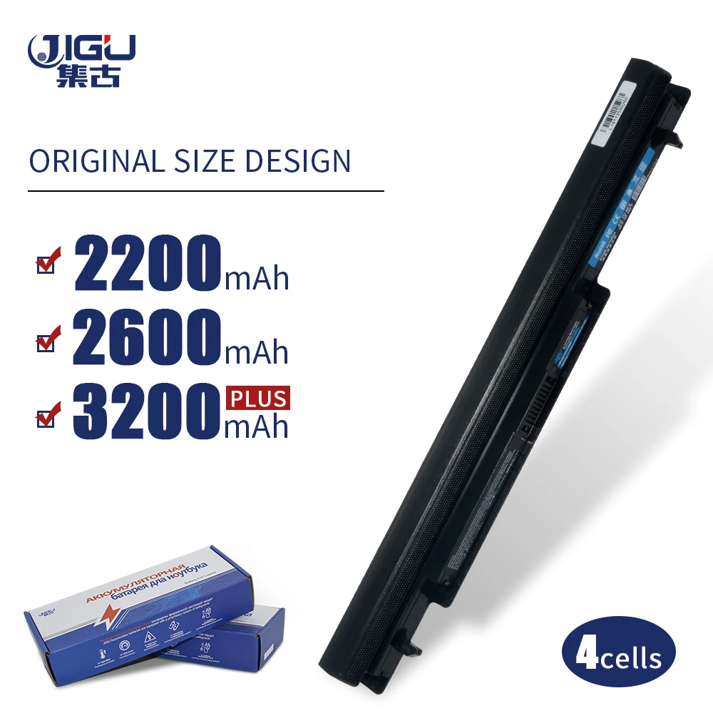 Новая запасная деталь JIGU 4 ячейки модель A56 A46 K56 K46 S56 S46|laptop battery|replacement laptop batteriesbattery