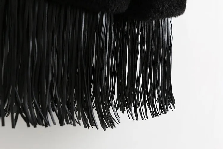 Kids Girls Artificial Fur Vest Coats Winter Warm Waistcoat Children Sleeveless Jacket Tassel Outerwear Clothing For 1-7 Years 