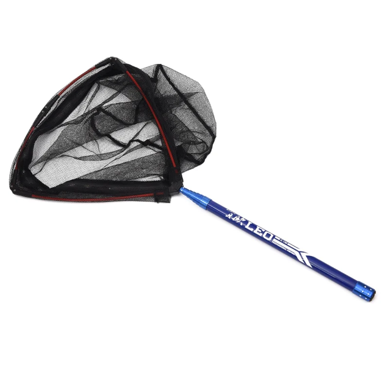 

2.1m Aluminum Alloy Retractable Fishing Net Telescoping Foldable Carbon fiber Net Pole Landing Net Fishing Tackle
