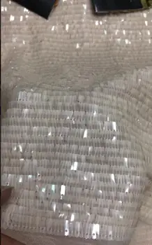 

9 colours soft mesh tulle net fabric with sequins french lace fabric fashionable embroidered lace fabric with high quality