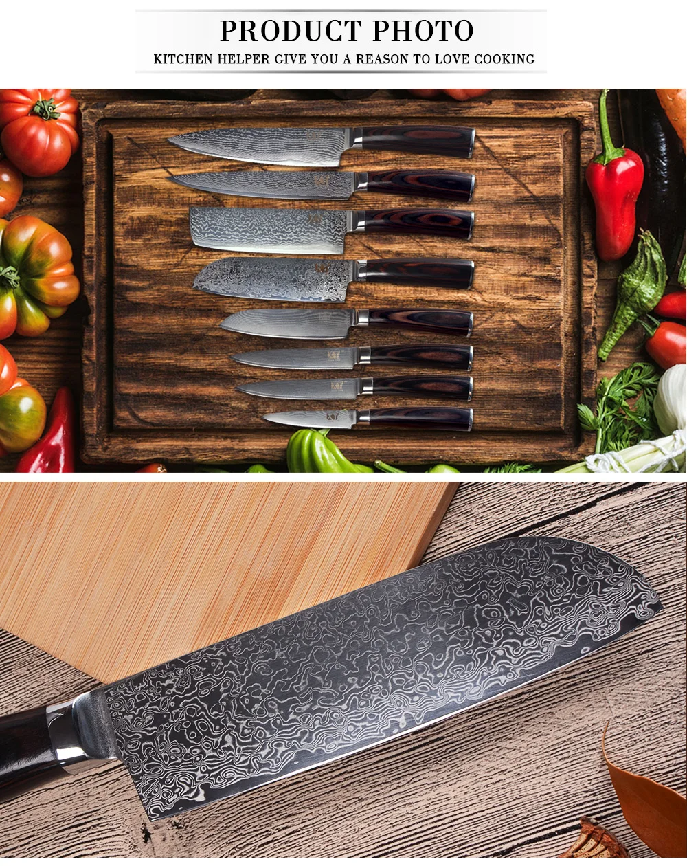 XYj дамасский стальной нож, кухонные ножи, набор аксессуаров, 73 слоя, японский VG10, дамасский нож, кухонные инструменты, аксессуары