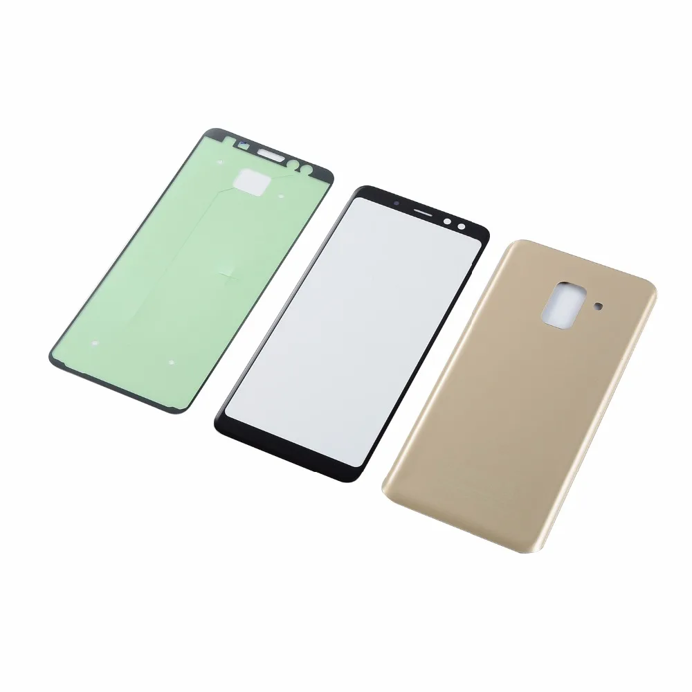 

For Samsung A8 Plus 2018 A730 A730F A730DS Housing Back Battery Cover+Touch Screen Sensor LCD Display Digitizer Glass+Adhesive