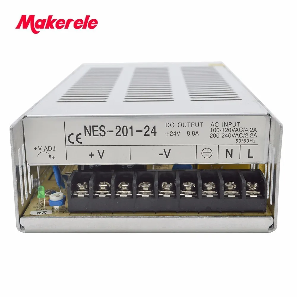 

CE approved 200w NES series single output switching power supply 3.3v 5v 7.5v 12v 15v 24v 27v 36v 48v high quality reliable
