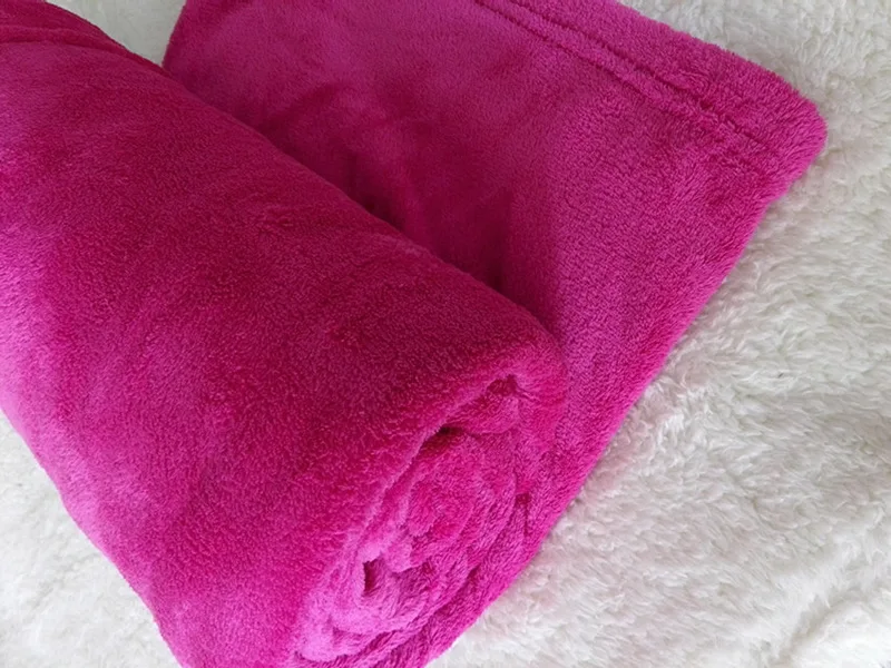 Теплые одеяла на ночь халат плащ с рукавами - Цвет: Красный