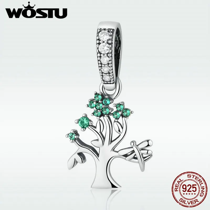 

High Quality 925 Sterling Silver Tree of Dream Charm Dangle Fit Original wst Bracelet Necklace Authentic DIY Jewelry