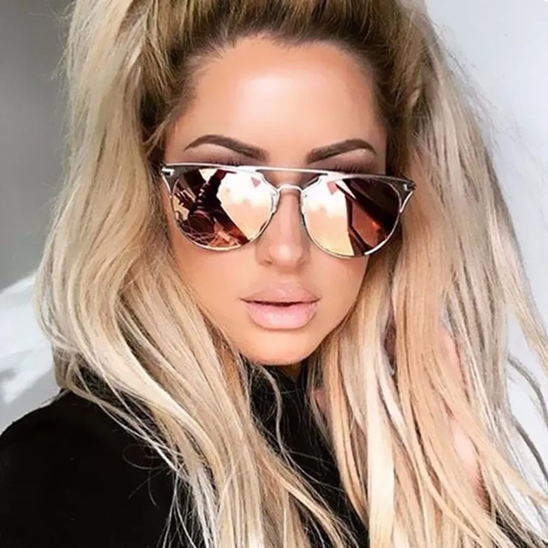 Buy Pink Mirror Sunglasses Summer 2019 Fashion Brand