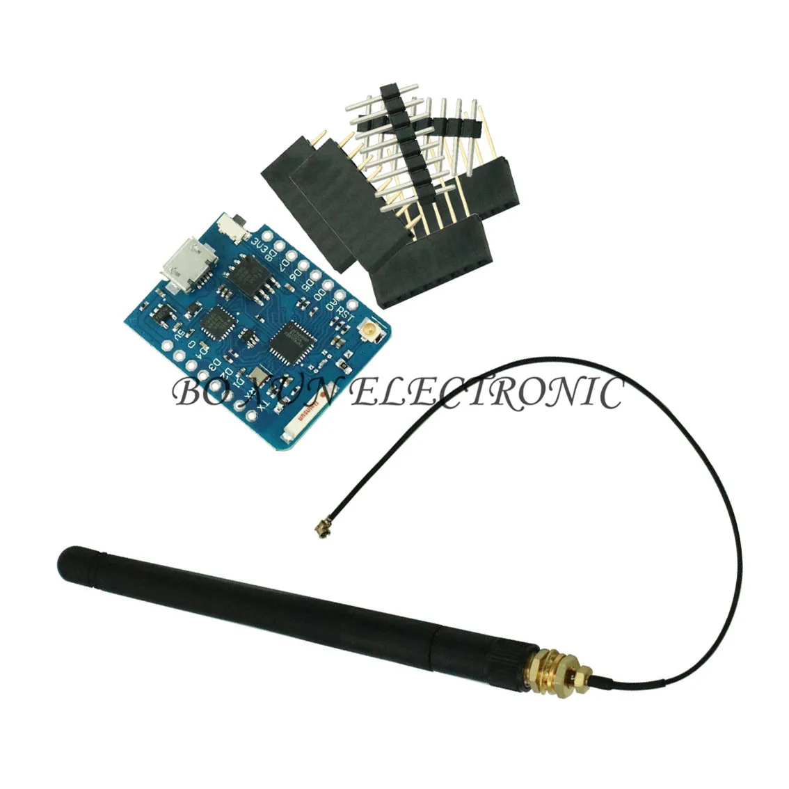 Для WEMOS D1 Mini Pro 16 м байт внешняя антенна разъем ESP8266 ESP 8266EX CP2104 wifi макетная плата Micro