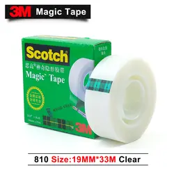 3 м Оригинальный бренд magic tape 810 акриловый клей Scotch односторонний невидимая лента может быть записано 3 М лента 19 мм * 33 м 24 шт