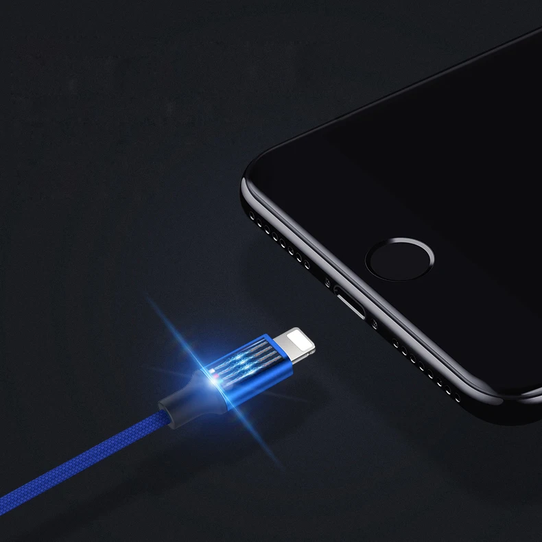 Nohon Cable For iPhone X 8 8 Plus 7 7Plus 6 6S 5S Plus iOS 11 10 9 8 iPad 8pin Fast Charger Data Sync Phone Cables For Lightning Details (03)