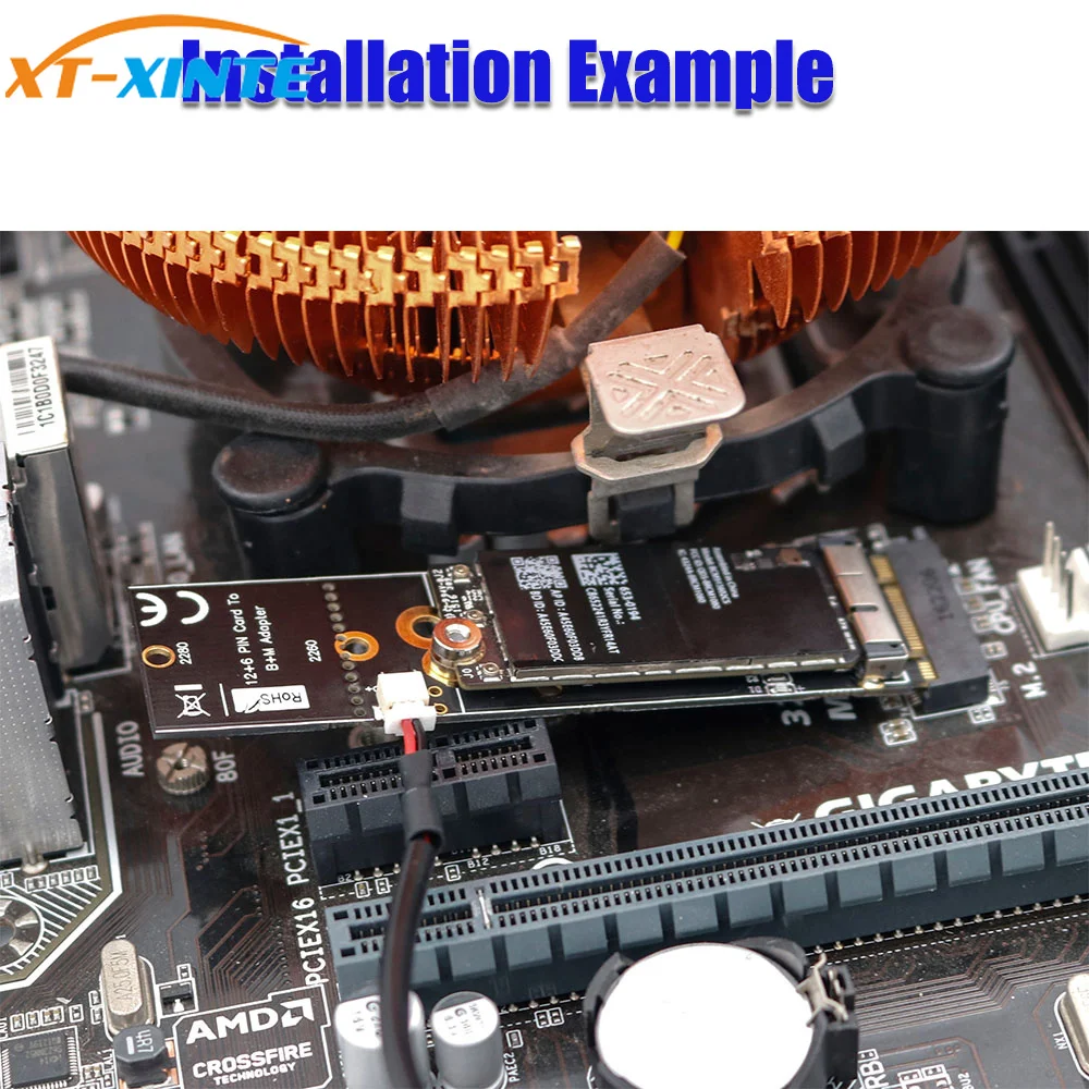 BCM94360CD BCM94360CS2 BCM943224PCIEBT2 12 + 6 Pin Bluetooth WiFi модуль беспроводной карты M.2 для NGFF ключ B M
