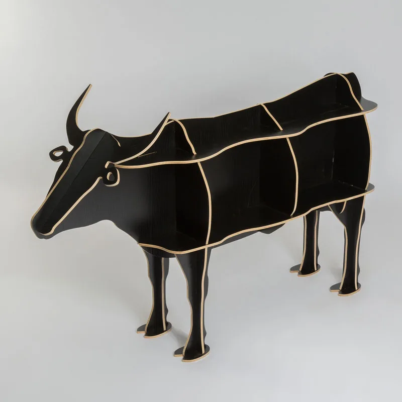 100 wood cattle OX animal table European DIY Arts Crafts Home Decorative wood craft gift desk