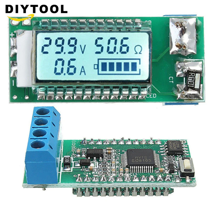 

18650 26650 Digital Lithium Li-ion Battery Tester LCD Meter Voltage/Current/Capacity