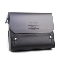 Livraison Gratuite 2016 Nouveau Mode PU Sac En Cuir Hommes Célèbre Marque POLO Épaule Sac Messenger Sacs De Mode Hommes de Voyage sacs