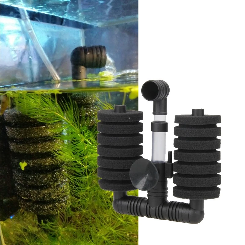 

Aquarium Biochemical Sponge Filter Fish Tank Air Pump Skimmer Filtration Filter Water Cycle Biological Cleaning Tool