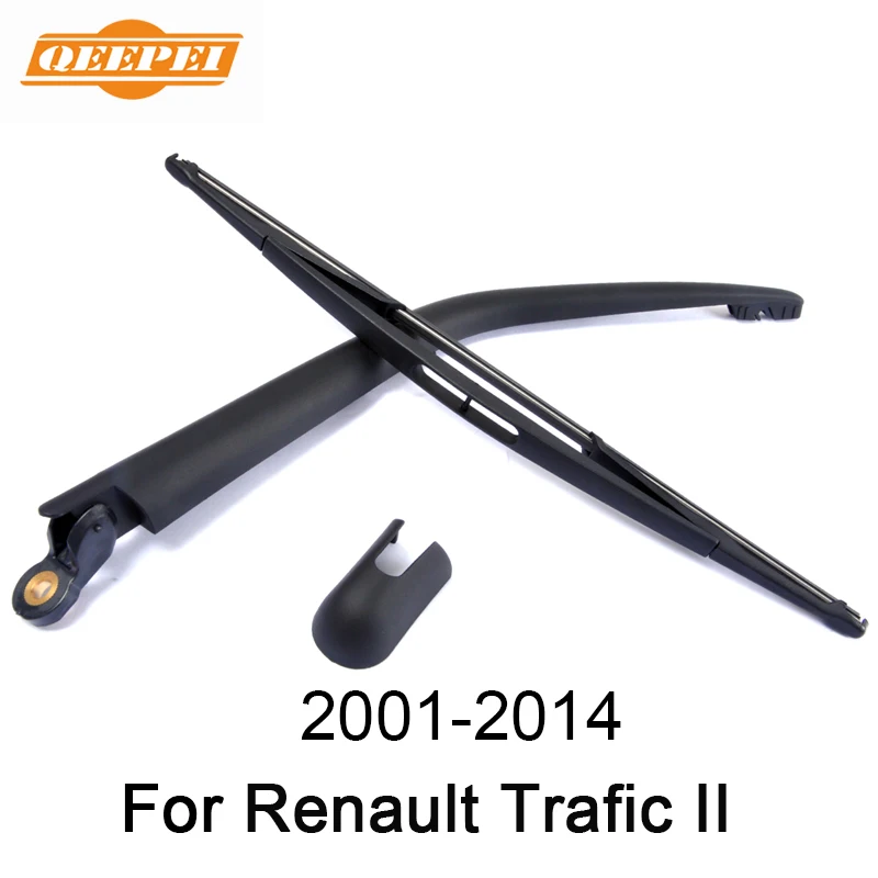 Qeepei 16'' Rear Wiper Arm And Blade For Renault Trafic Ii 20012014