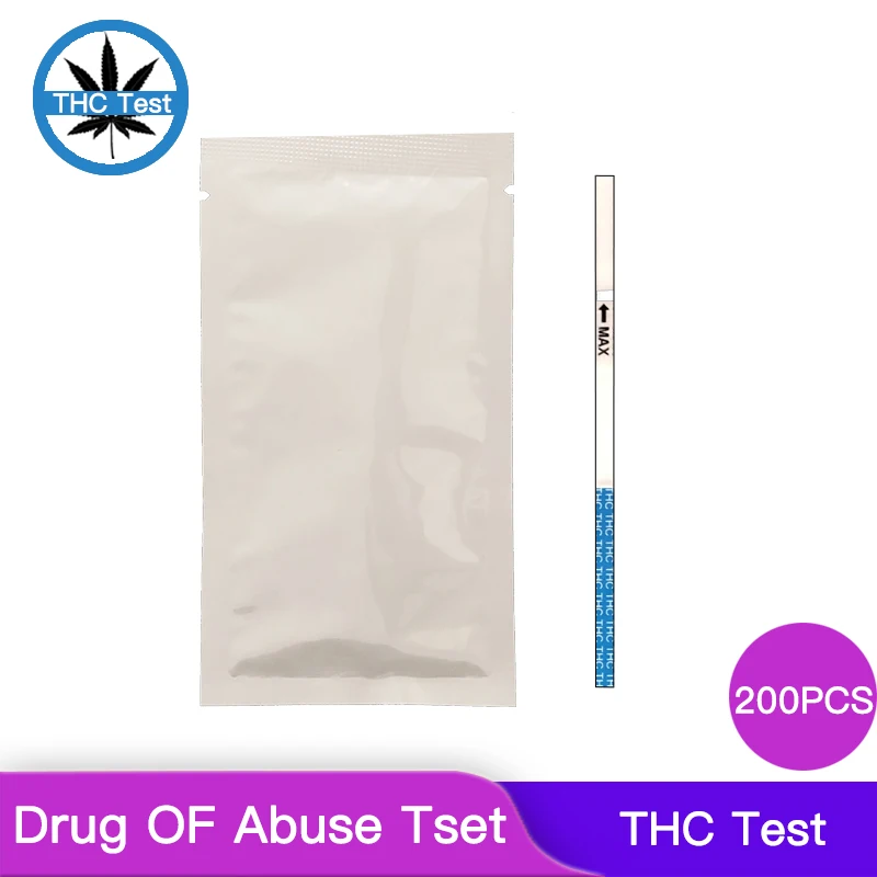 

5PCS / Pack Private Home Early THC Urinary Mid-Section Test Strip Rapid Detection Adult Products