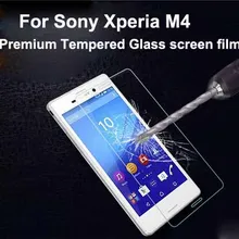 10 шт./лот для Sony Xperia M4 супер тонкий Премиум закаленное Стекло Экран протектор, для Sony M4 Стекло Экран гвардии Плёнки