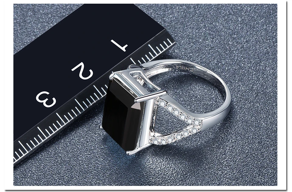 Hutang 8.0ct шпинель обручальное кольцо с натуральными драгоценными камнями топаз Твердое Серебро 925 пробы ювелирные изделия для женщин мужской подарок новинка