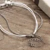 17KM Vintage Star Elephant Anklets Bracelet For Women Boho Pendent Double Layer Anklet Bohemian Foot Jewelry Gift Drop shipping ► Photo 3/6