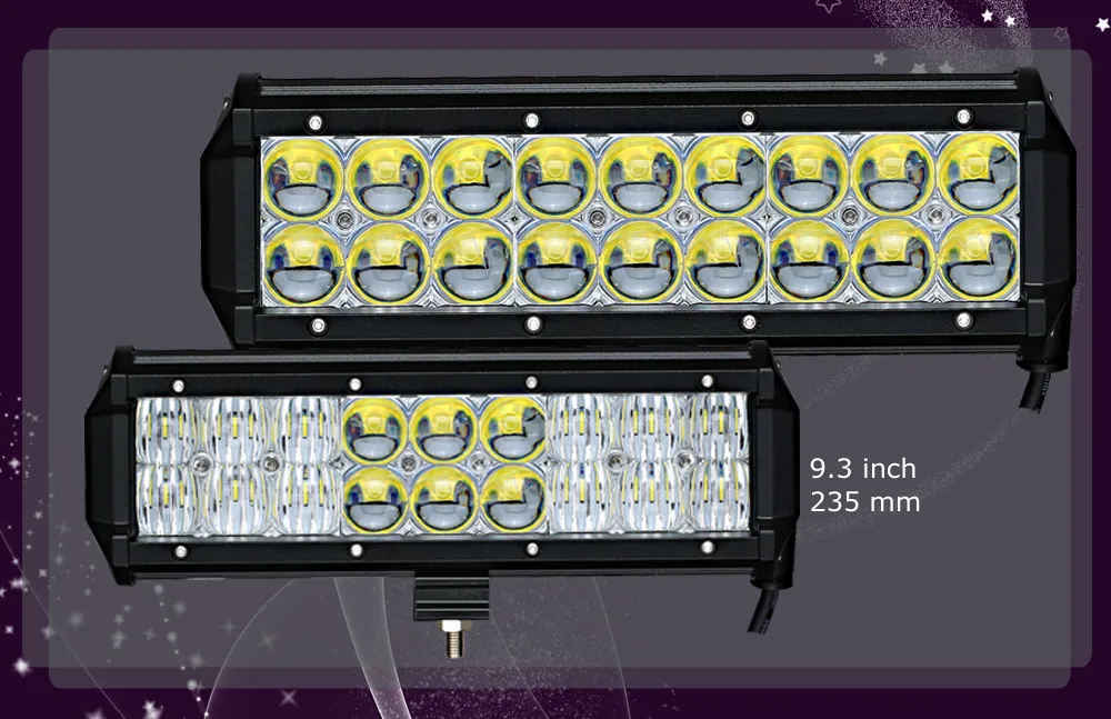 Светодиодный светильник 5D, 4-17 дюймов, светодиодный светильник, светодиодный светильник для внедорожников, грузовиков, точечное наводнение, комбо, 4x4, 4WD, ATV, SUV, 12 В, 24 В