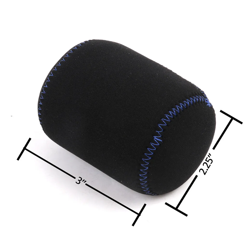 Neoprene Spinning Protective Fly Fishing Reel Wheel Storage Bag Protective Cover Case Pouch Black