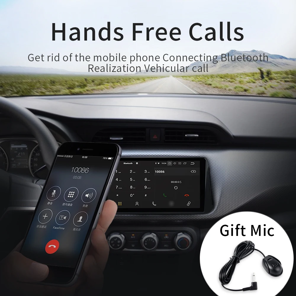 Perfect Dasaita Android 9.0 Car Radio for Nissan Kicks Micra 2014 2015 2016 2017 Autoandroid Multimedia Player with 10.2" IPS Screen 4