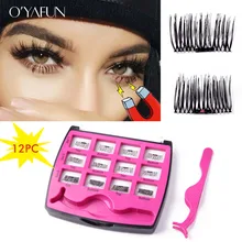 3 секунды Магнитный многоразовые челнока магнит для ресниц JJM002 поддельные накладные полоска ресниц