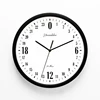 Newest 24 Hour Dial Design 12 Inches Step Metal Frame Modern Fashion Decorative Round Wall clock 2