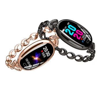 

E68 Smart Watch Female Smart Bracelet BT 4.0 Heart Rate Sleep Monitoring Alarm Clock Smart Timer Waterproof Fitness Wristwatch