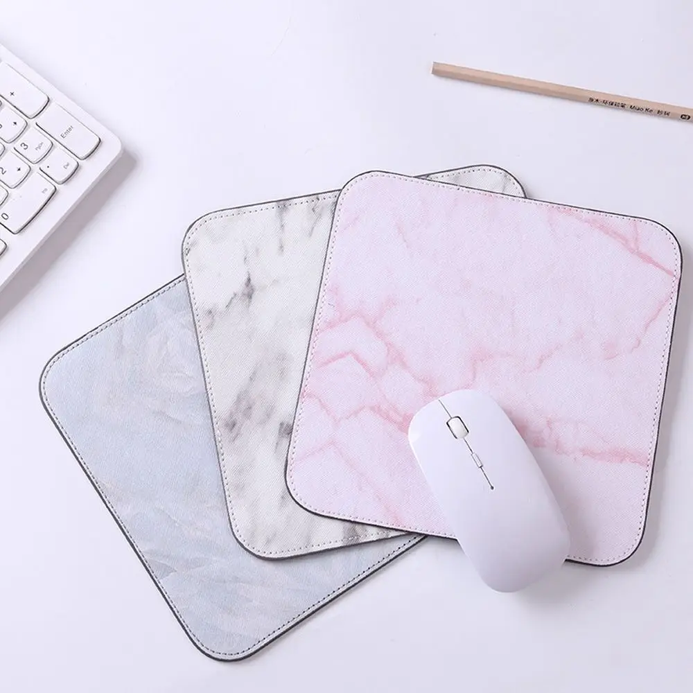 

1pc Beautiful Square Marble Pattern Mouse Pad Antiskid Desk Mat Office Desk Accessories Set Kawaii Stationery Office Supplies