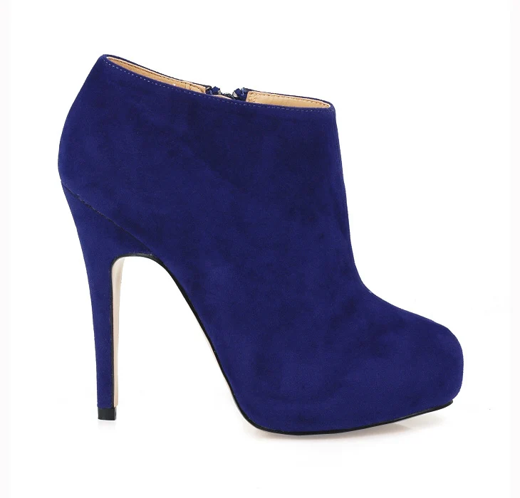 

2019 New Fashion Winter Sexy Plush rose thin high heels ladies mujer short boots woman ankle boots sexy shoes for women Ba-1