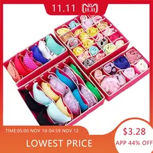 

Hoomall Multi-size Bra Underwear Organizer Foldable Home Storage Box Non-woven Wardrobe Drawer Closet Organizer For Scarfs Socks