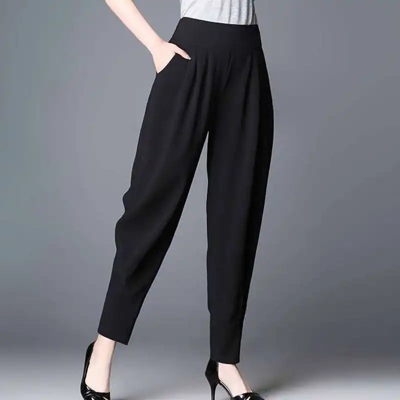 

spring and autumn casual harem pants female Korean version of loose slimming large size carrot pants