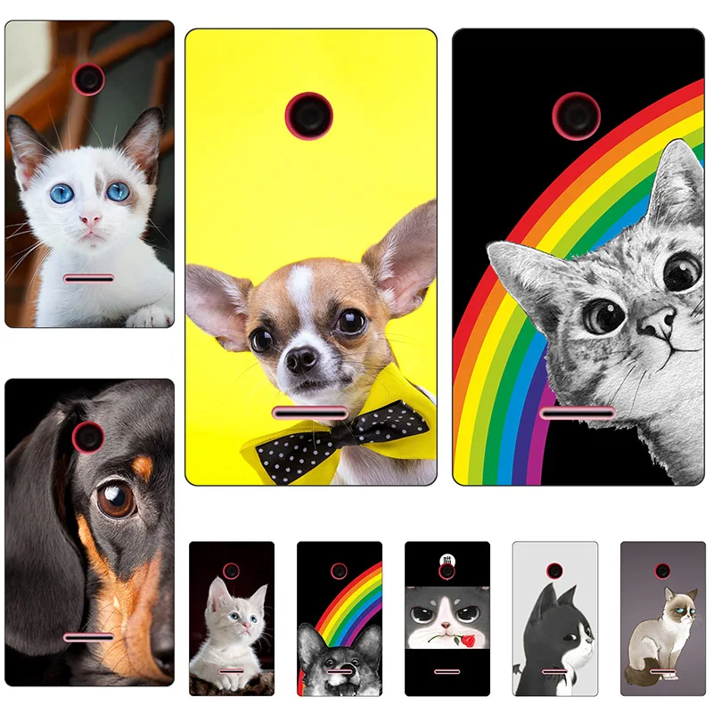 45 стилей для Nokia Microsoft Lumia 435 чехол задняя крышка Lumia435 чехлы телефонов мягкий
