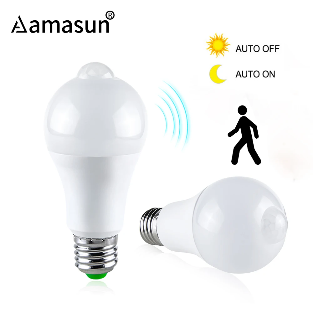 

Sensor Bulb LED PIR Motion Sensor Lamp Night Light E27 Light Sensor Bulb B22 18W 12W 85-265V Auto ON OFF Move Sensitive Detector