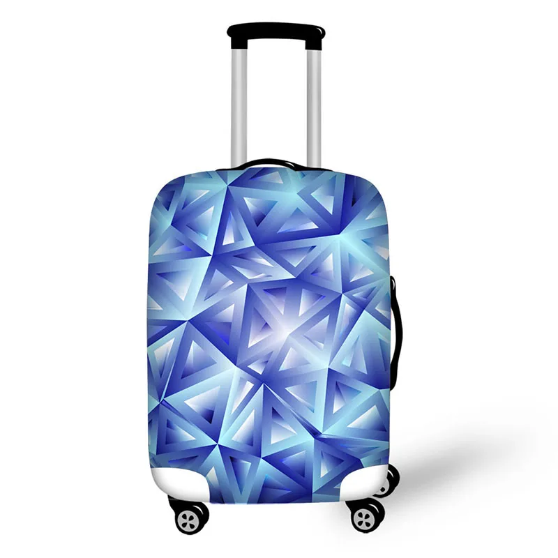 Необычные черно-белые клетчатые принты Чехлы для багажа, чемодана, Защитные чехлы для путешествий, аксессуары для путешествий, эластичные чехлы