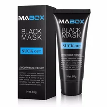 Mabox отбеливающий крем для лица, черная маска для лица, маска для носа, очиститель пилинг от угревой сыпи, Прямая поставка