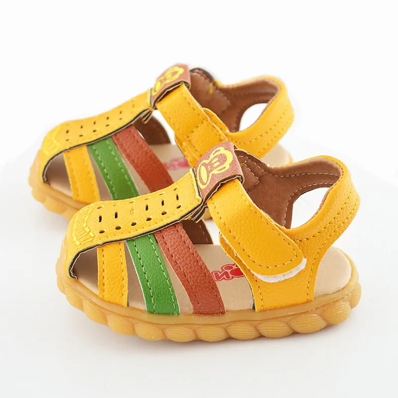 Baby Boy Sandals Summer Leather Soft Sole Shoes,Sandale Enfant Garcon Sapato Infantil Menino,Kids Shoes Boys Summer Sandal Cars